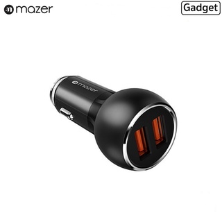 Mazer Power.Drive 36W DUAL QC3.0 Car Charger หัวชาร์จรถยนต์ 2 พอร์ต รองรับชาร์จเร็ว QC 3.0 กำลังไฟรวมสูงสุด 36 วัตต์