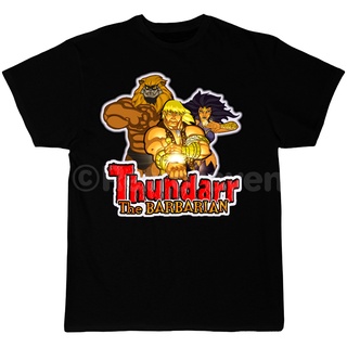 เสื้อยืด พิมพ์ลายการ์ตูนทีวี Thundarr The Barbarian 80S สไตล์คลาสสิก ลดราคาสูง