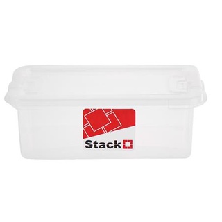 กล่องเก็บของ ฝาล็อค STACKO 6657 6 ลิตร สีใส