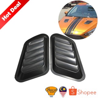 2 ชิ้น BONNET Scoop ตกแต่งรถ การไหลของอากาศ ไอดี ฮูด ตัก ระบายอากาศ Persona Saga BLM FLX Wira Waja Myvi VIva Axia Bezza