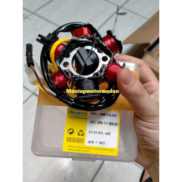 Spull Complete Spool Spol Stator Comp Supra Fit New Fit Revo 100 Legend 31120-KTL-690