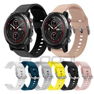 สายรัดซิลิโคนอ่อนนุ่มสำหรับ Huami Amazfit Stratos 3 2/2s