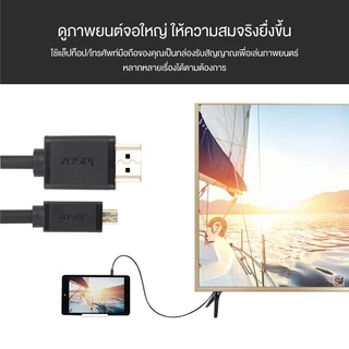 ⚡COD⚡Jasoz สาย Micro HDMI to HDMI 2.0 รองรับ 4K@60Hz / FHD 1080p / 3D ยาว 1.5ม