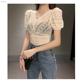 จัดส่งทันทีEy_shop688​พร้อมส่ง 💕 เสื้อแขนสั้นคอสี ทรงสวยใส่แล้วเช็กชี่มากก #1685-1💕