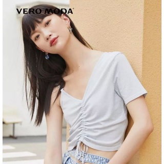 Vero Moda เสื้อสายเดี่ยวเปิดไหล่สีเทา size XL อก 35-36 นิ้ว