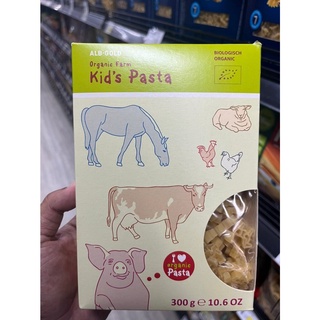 เส้นพาสต้า ออร์แกนิค รูปสัตว์ต่างๆ สำหรับเด็ก 300กรัม Alb-Gold Organic Pasta for Kids (300g)