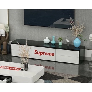 ชั้นวางTV Supreme วัสดุคุณภาพไม้เนื้อแข็งเคลือบสีไฮกลอส