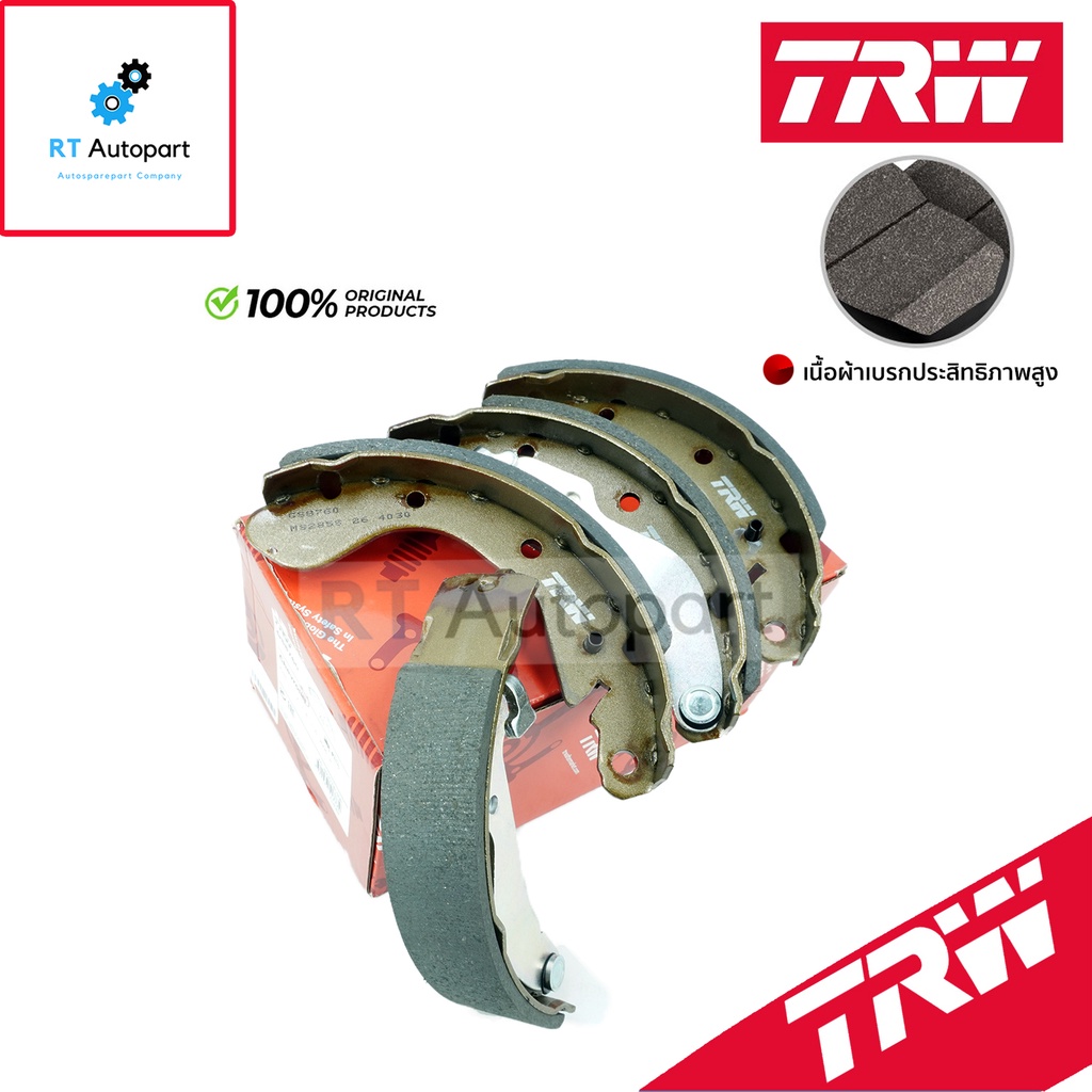TRW ผ้าดรัมเบรคหลัง Chevrolet Aveo เครื่อง1.4 ปี06-12 / ผ้าเบรค ผ้าเบรค / GS8760
