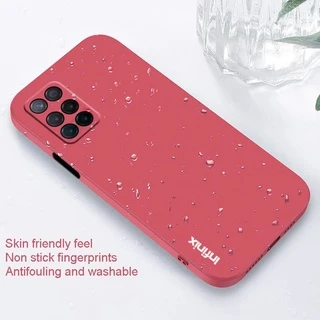 [คลังสินค้าพร้อม] [คลังสินค้าพร้อม] Candy TPU Murah Casing infinix Note 10 Pro/infinix Note 8/infinix Note 10 Case Square Soft Silicagel Cover