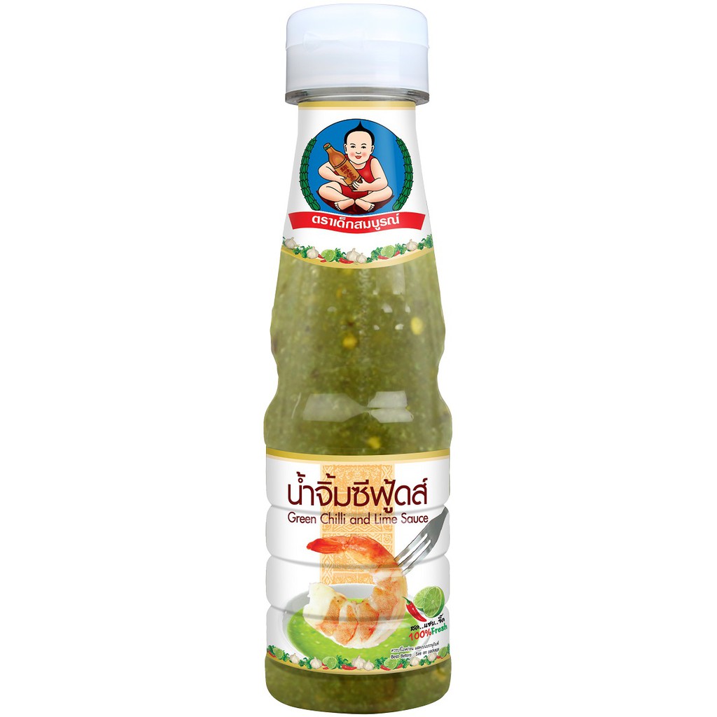 ตราเด็กสมบูรณ์ น้ำจิ้มซีฟู้ดส์ 165 ก. / Deksomboon Brand  Seafood Dipping Sauce 165 g