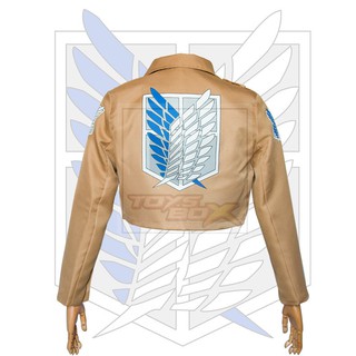 ⚔เสื้อทีเชิร์ตสีน้ำตาลจากผ่าพิภพไททัน แบบครึ่งตัว (Attack On Titan)💥