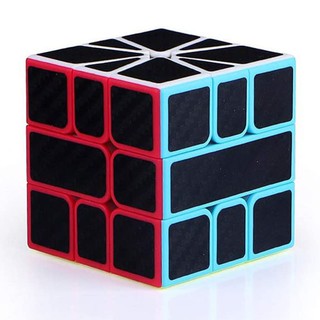 รูบิค แปลก ๆ รูบิค ของแท้ อย่างดี Qiyi Qifa Square-1 Carbon Fiber Magic Cube QiYi SQ-1 Speed Cube rubix cube SharkRubik