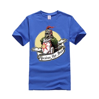 เสื้อคนอ้วนผญ - แฟชั่นผู้ชายเสื้อยืด Dark Souls II 2 หลอดเลือดแดงสรรเสริญดวงอาทิตย์พิมพ์เสื้อยืด 10