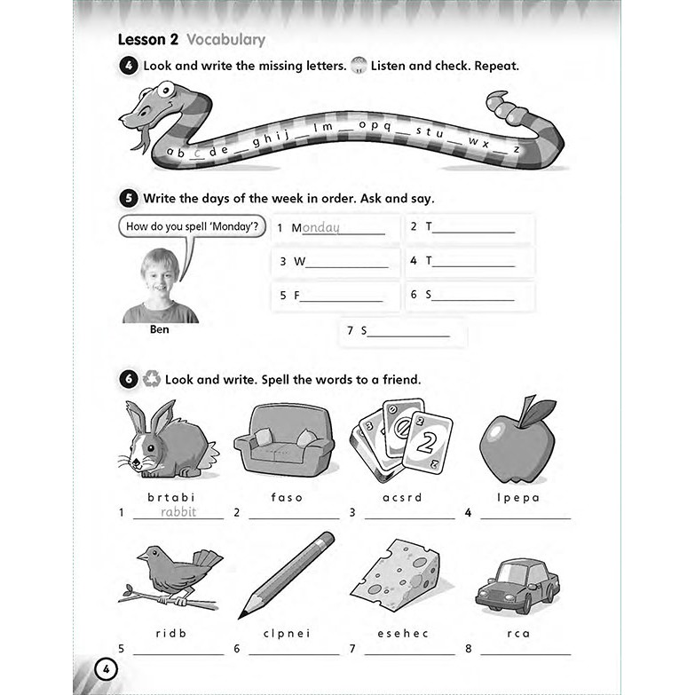 หนังสือแบบฝึกหัดภาษาอังกฤษประถม Tiger Time 1-6 Activity Book  Pelangithai ราคา ถูกที่สุด ดีลบีเคเค แกลเลอรีภาพที่ 3