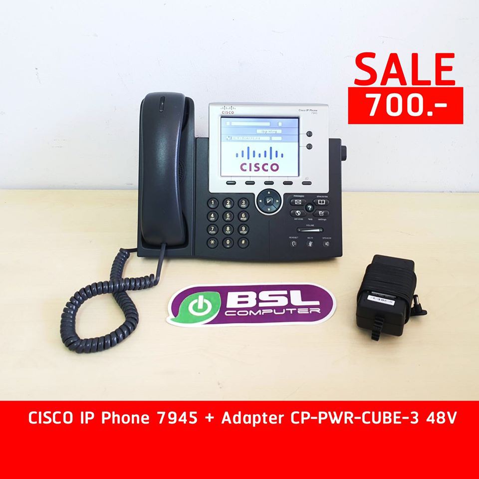 ลดส ดๆ Ip Phone Cisco Poe 7945 Adapter Cisco 48v Call Voip Pabx อ ดเส ยง ร บต ดต ง ปร กษา Call Center ถ กท ส ด Shopee Thailand