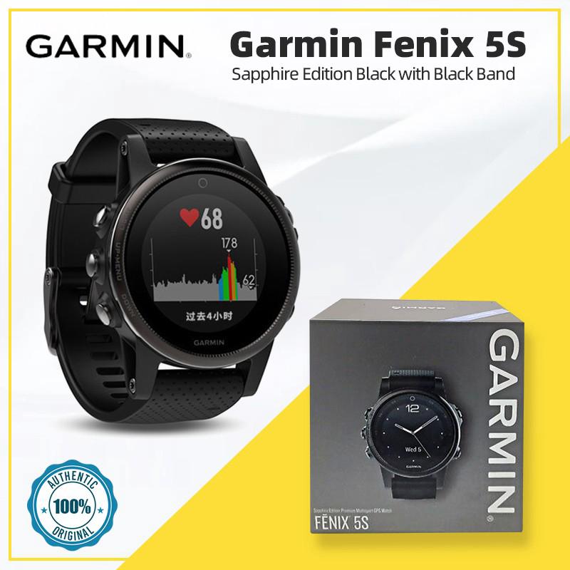 สายรัดข้อมือ Garmin Fenix 5S สีดำและสีดำ