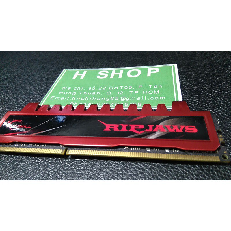 8gb DDR3 รถบัส 1600 - 12800s ฮีทซิงค ์ ram (Kit 2x4gb🌹, GSKILL ยี ่ ห ้ อ ram - RIPJAWS, ของแท ้ เครื ่ องถอดชิ ้ นส ่ วน 3 ปี