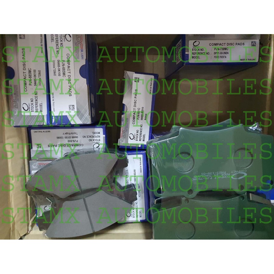 ผ้าเบรคหลัง ORIGINAL ยี่ห้อ COMPACT Jazz GE8 RS/S GE8 2008-2014