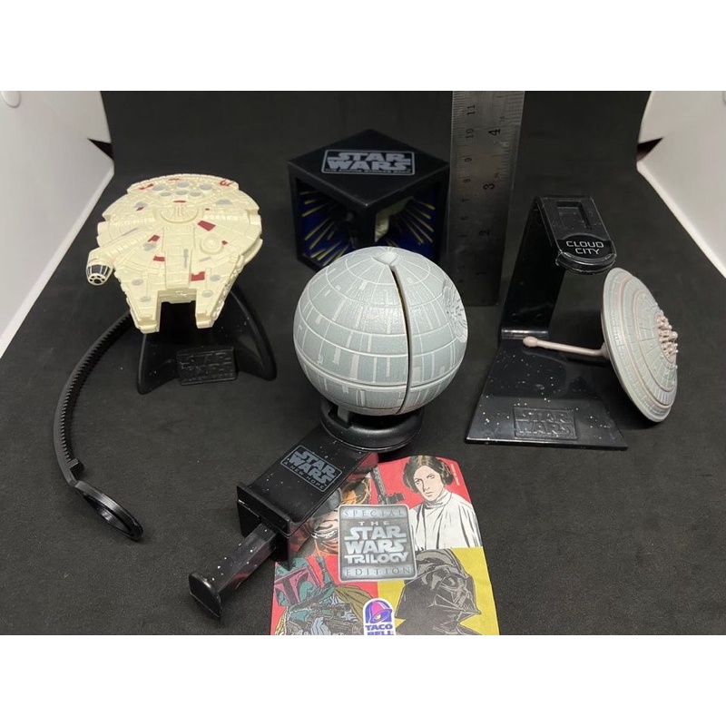 🔥 Star Wars TACO BELL Premiums Feel the Force - 1996 set of Star Wars kids meal toys from 1996 from 