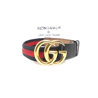 เข็มขัด Gucci GG marmont belt sz 65 26 มือ 2 ของแท้