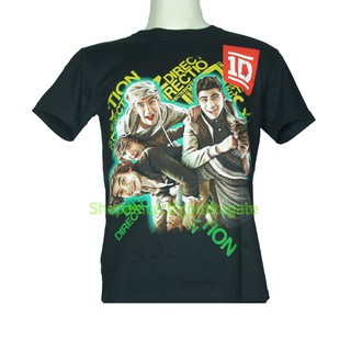 เสื้อยืดผ้าฝ้ายพรีเมี่ยมเสื้อวง One Direction เสื้อไซส์ยุโรป วันไดเรกชัน PTA1227 เสื้อยืดวงดนตรีร็อค