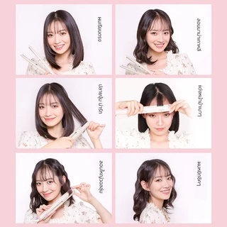 Vivid&Vogue เครื่องหนีบผม 2in1ที่หนีบผม หนีบผม ม้วนผม ไอออนิคปกป้องผม ที่ม้วนผม อุปกรณ์ทำผม ประกัน2ปี เครื่องม้วนผม