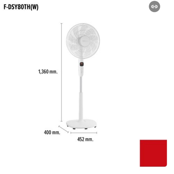 ( มีคูปองลดเพิ่ม ) TOSHIBA พัดลมตั้งพื้น รุ่น F-DSY80TH(W) ราคา ถูกที่สุด ดีลบีเคเค แกลเลอรีภาพที่ 6
