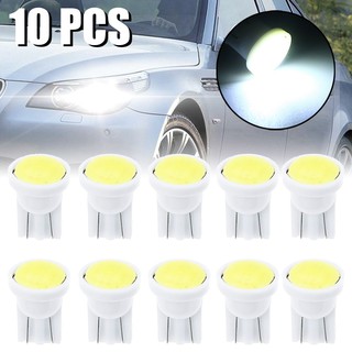 Jacansi หลอดไฟ LED T10 COB W5W สีขาว สําหรับติดด้านข้างประตูรถยนต์ 10 ชิ้น