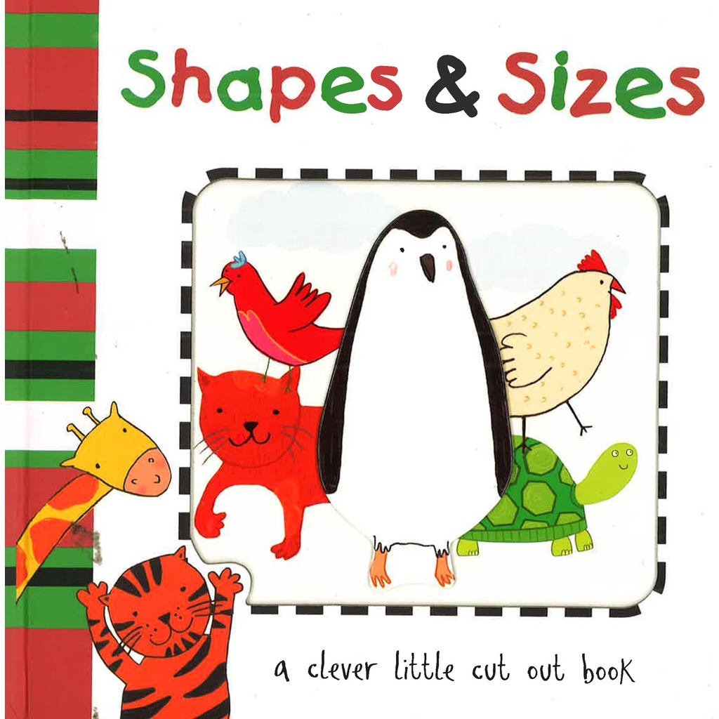 BBW หนังสือ Cut Out Board Books - Shapes & Sizes ISBN: 9781786904195
