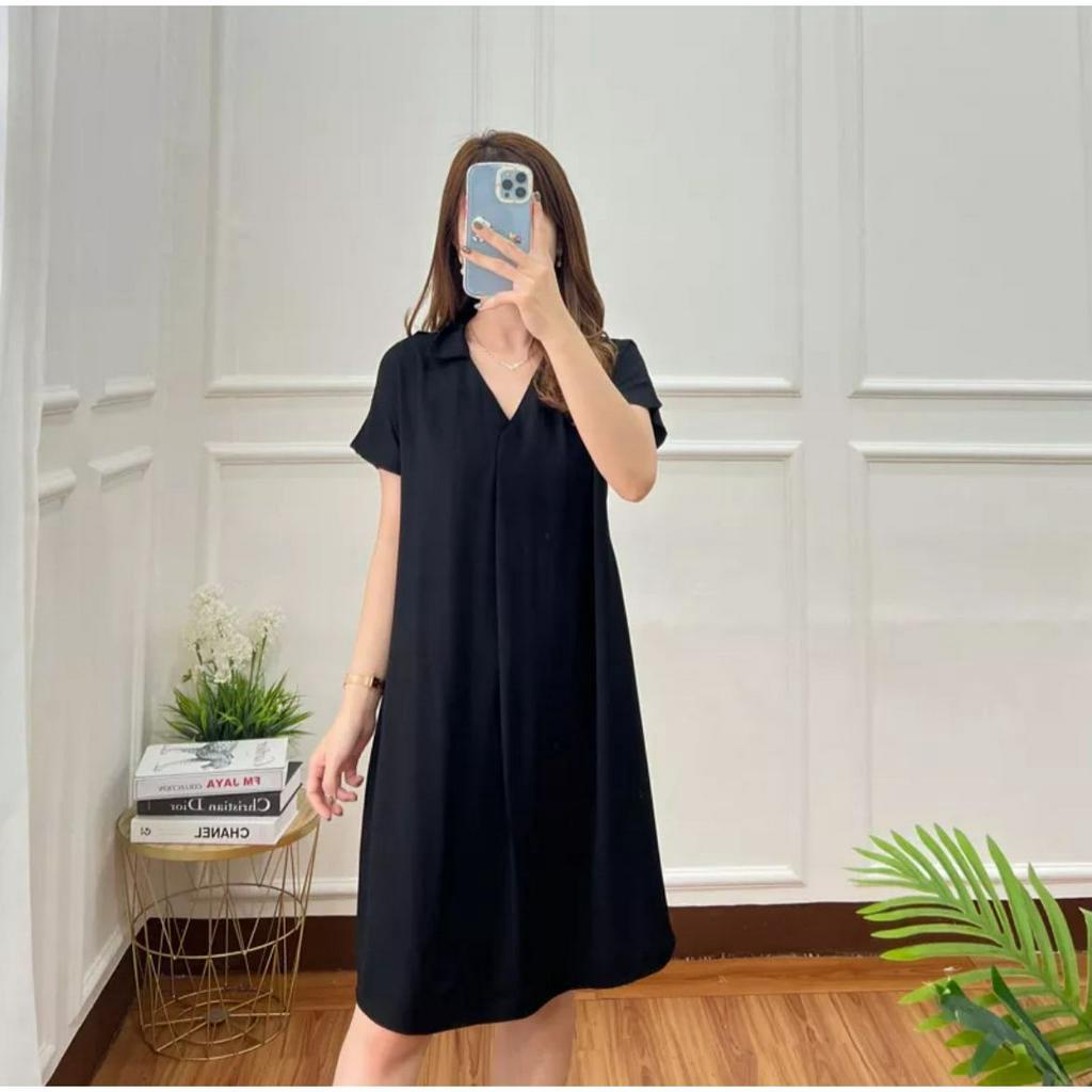 Ami Collection - Kimi Midi Basics Dress ชุดเดรสสั้น สําหรับสตรี