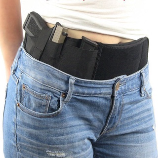 Right &amp; Left Hand Elastic Belly Band Pistol Gun Holster For Glock 17 19 Colt 1911 HK usp compact P226 Beretta M9 Pistol