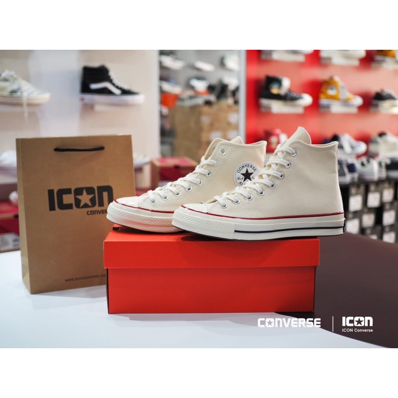 Converse Chuck Taylor All Star 70 Hi - Parchment l ลิขสิทธิ์แท้ l พร้อมถุง Shop