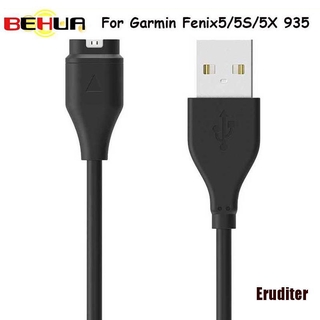 Eruditer สายชาร์จ USB สําหรับ Garmin Fenix5 5x5s 6 6x6s Pro Smart
