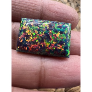 Japanese Lab made opal 15x22mm weight 12 cts LAB MADE โอปอลสังเคราะห์.12กะรัต carats (1 เม็ด carats )