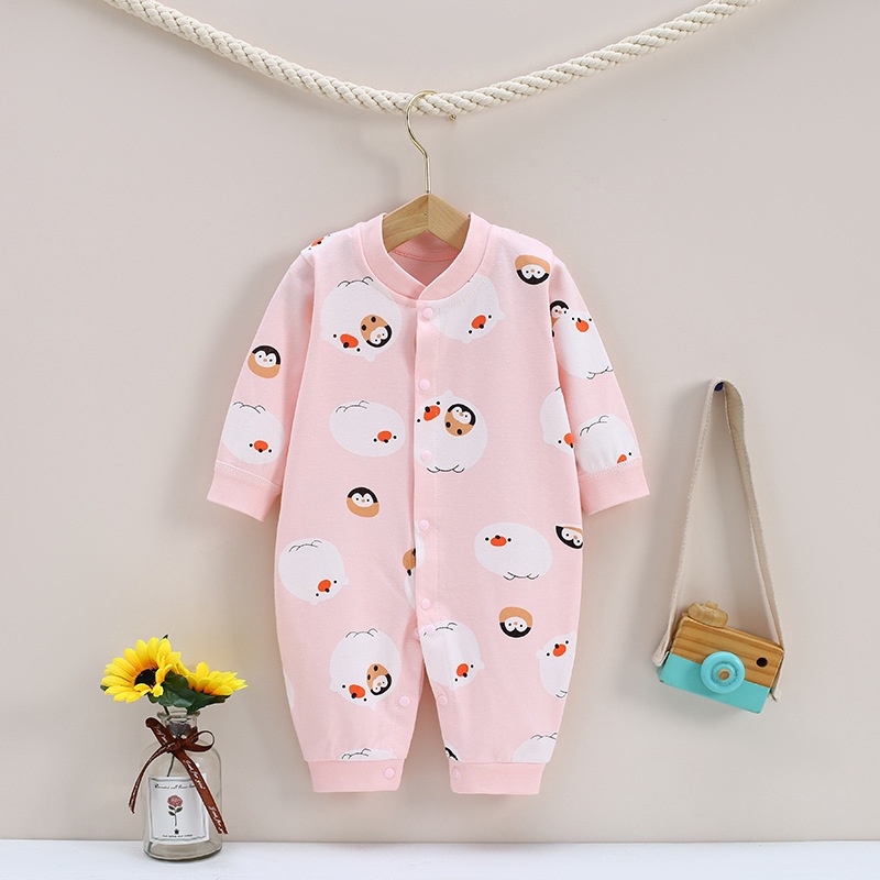 พร้อมส่ง ชุดนอนจั๊มสูท แขนยาว ลายการ์ตูนน่ารัก สําหรับเด็กทารกแรกเกิดผู้ชาย และเด็กผู้หญิง - รูปที่ 7