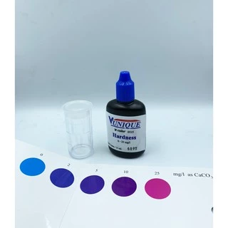 ชุดทดสอบความกระด้างในน้ำอ่อน (Hardness Test Kit 0-25) ยี่ห้อ V-unique รุ่น v-color 0525