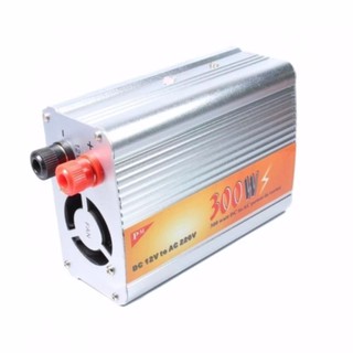 Power Inverter ตัวแปลงไฟรถเป็นไฟบ้าน 300W (Silver)  #302