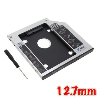 🚀ส่งเร็ว🚀 Tray SATA HDD SSD Enclosure Hard Drive Caddy Case 9.0 9.5 12.7 mm Second HDD Candy Laptop Notebookถาดแปลง