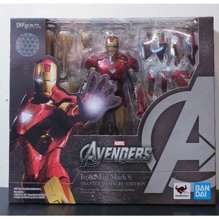 SH FIGUARTS IRON MAN MARK 6 BATTLE DAMAGE VER JP มือ 1