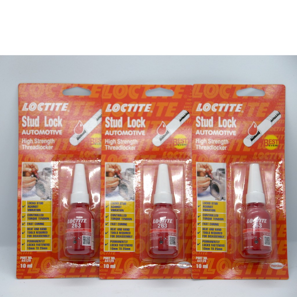 Loctite 263 – น้ำยาล็อคเกลียว loctite 263 (แรงยึดสูง) ขนาด 10 ml.