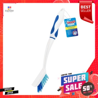 แปรงไนลอนขัดร่องยาแนว SWASH สีฟ้าNYLON TILE AND GROUT BRUSH SWASH BLUE