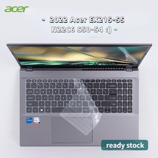 พร้อมส่ง ฟิล์มกันฝุ่น ติดแป้นพิมพ์โน้ตบุ๊ก สําหรับ 2022 Acer EX215-55 Acer aspire A515-57 15.6 นิ้ว S50-54