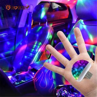 (mini portable usb led ไฟตกแต่งภายในรถยนต์ (dj rgb ไฟดิสโก้ที่มีสีสัน)