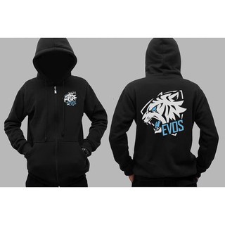 เสื้อฮู้ดมีซิปสําหรับเล่นเกม Evos Esport