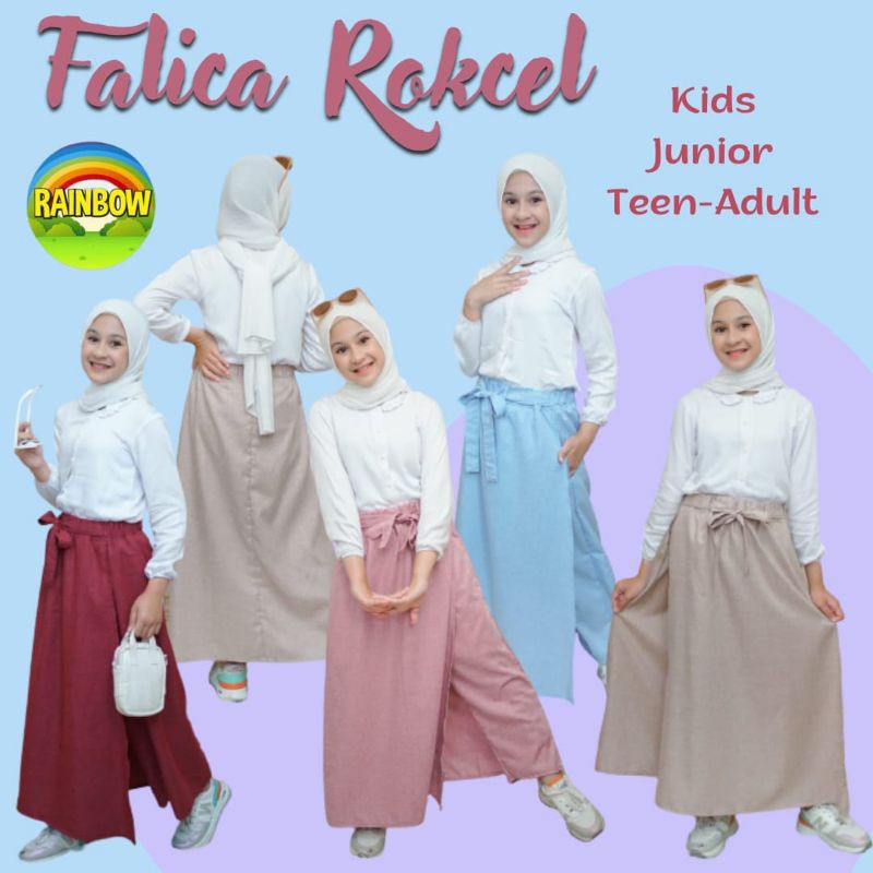 4-20 ปี ROKLEL RAINBOW TEENAGE GIRLS PANTS SKIRTS