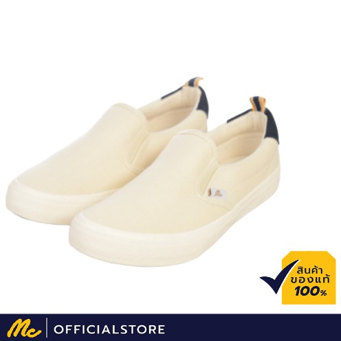 Mc Jeans รองเท้า Slip on หญิงและชาย สีขาวนวล : M09Z004 #7