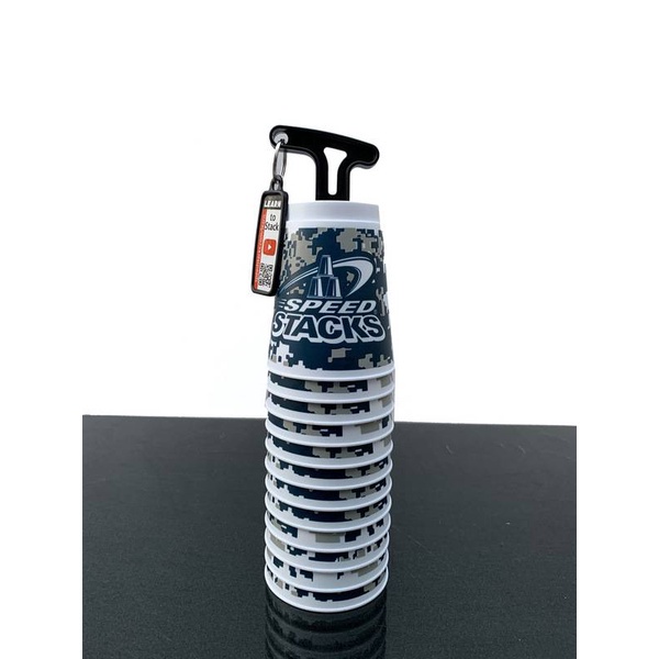 hotSpeedStacks Pro Series 2X Solar Cup Blue Art Cup Speed Stacks Sets (Official WSSA Cups) Game Stac