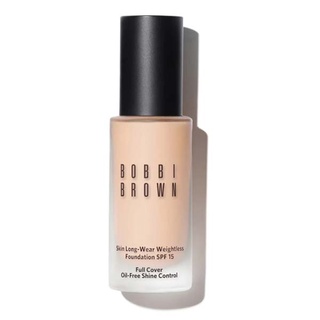 Bobbi Brown SKIN LONG-WEAR WEIGHTLESS FOUNDATION SPF 15 สี SAND for fair to light skin