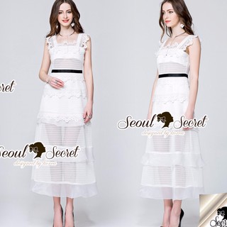 Paula Lovely Layer Steppy Lace Dress