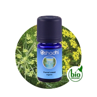 Oshadh Fennel sweet organic Essential Oil น้ำมันหอมระเหย (10 ml)